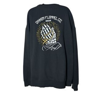 Dixxon flannel co mens 3x fleece pullover prayer rosary crewneck sweatshirt